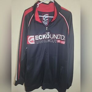 Ecko Unltd Black and Red Zip-Up Jacket